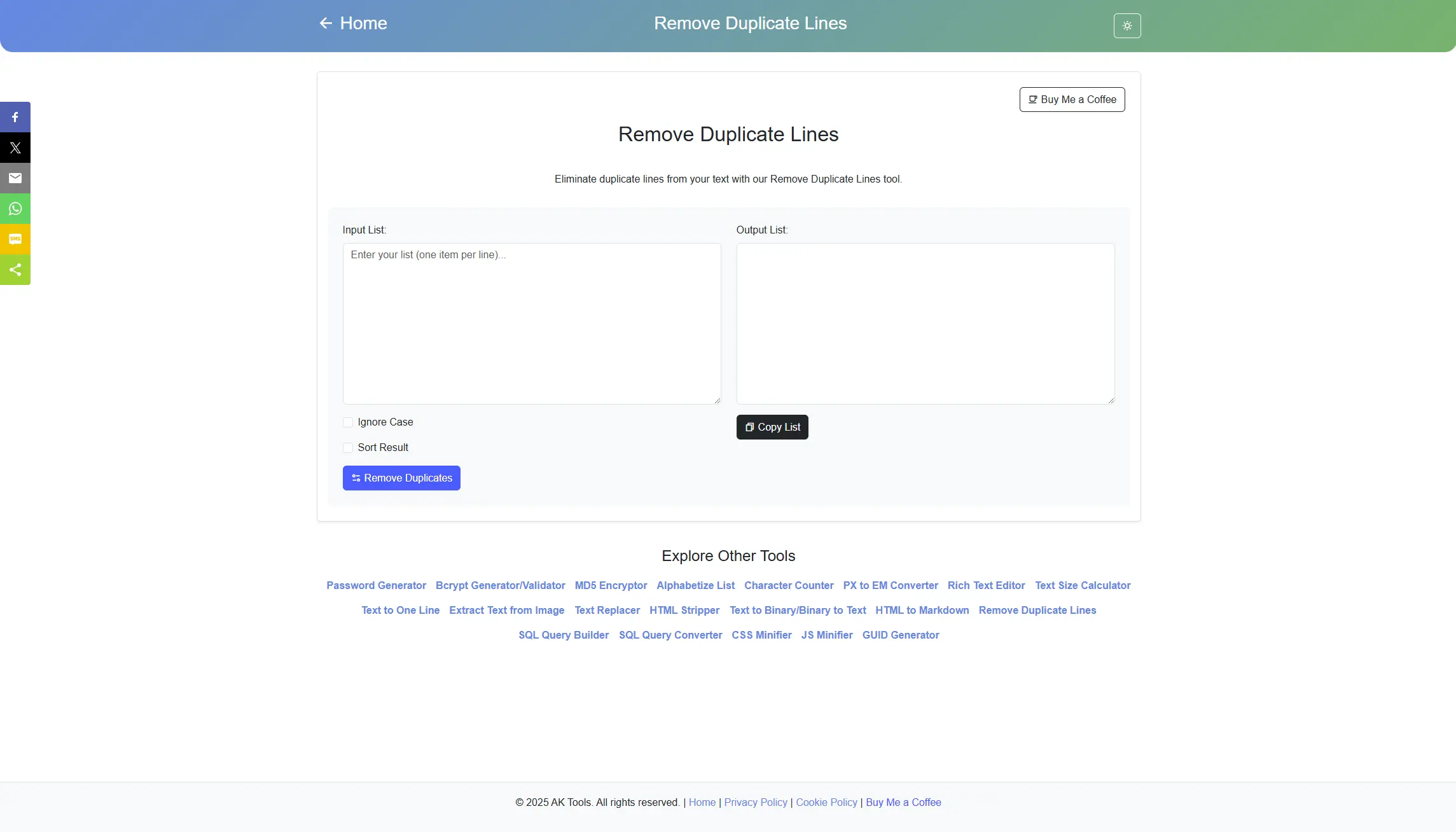 AK-Tools Mobile Responsive Preview