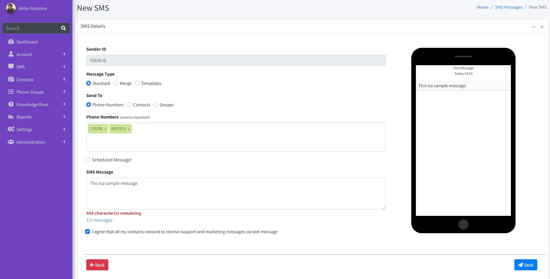 Alchemy Telco Campaign Management